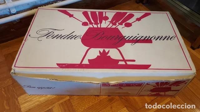Antig&uuml;edades: FONDUE ANTIGUA DE ACERO INOXIDABLE - Foto 1