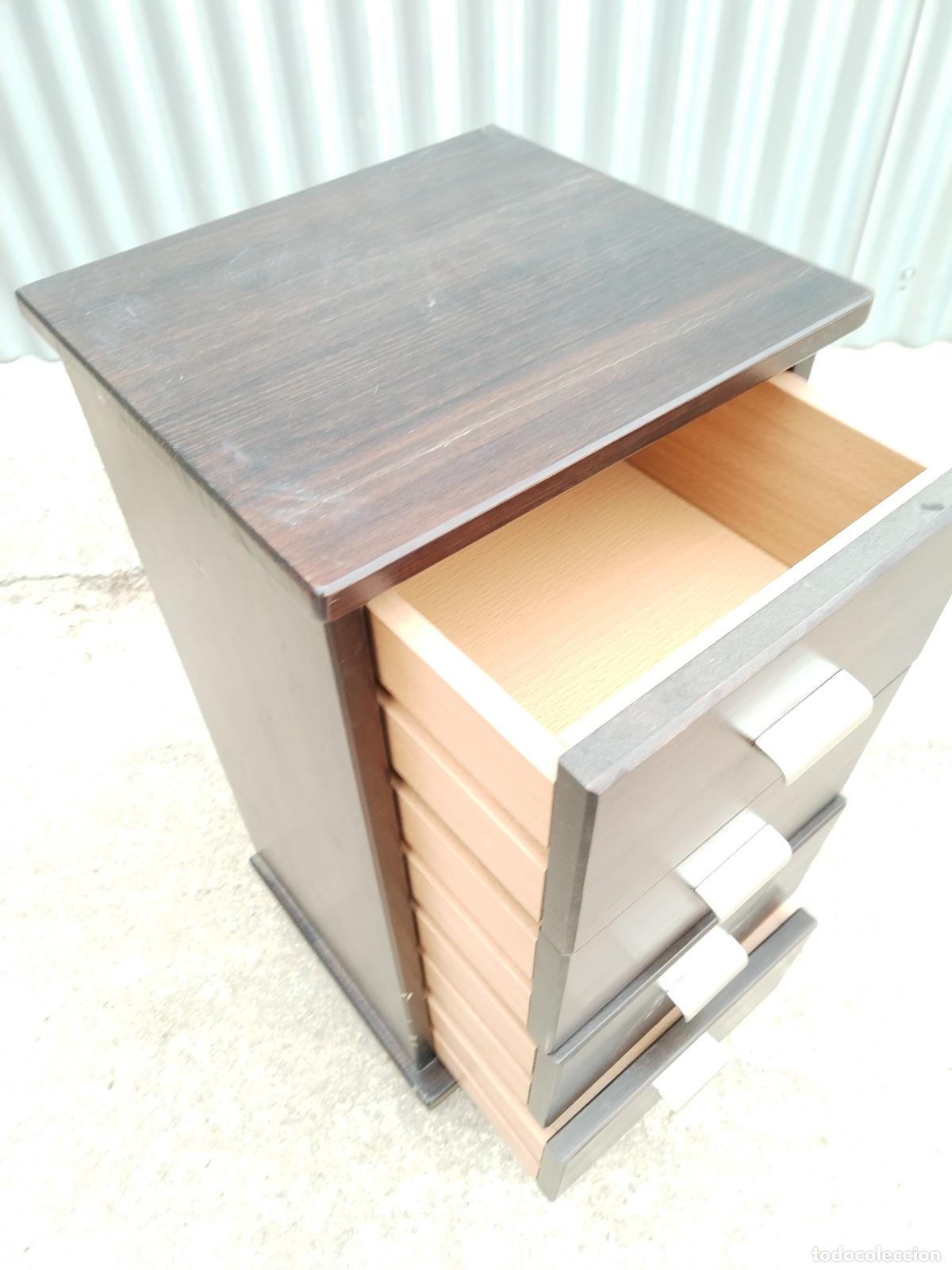 Antig&uuml;edades: cajonera comoda de 4 cajones de madera - Foto 3