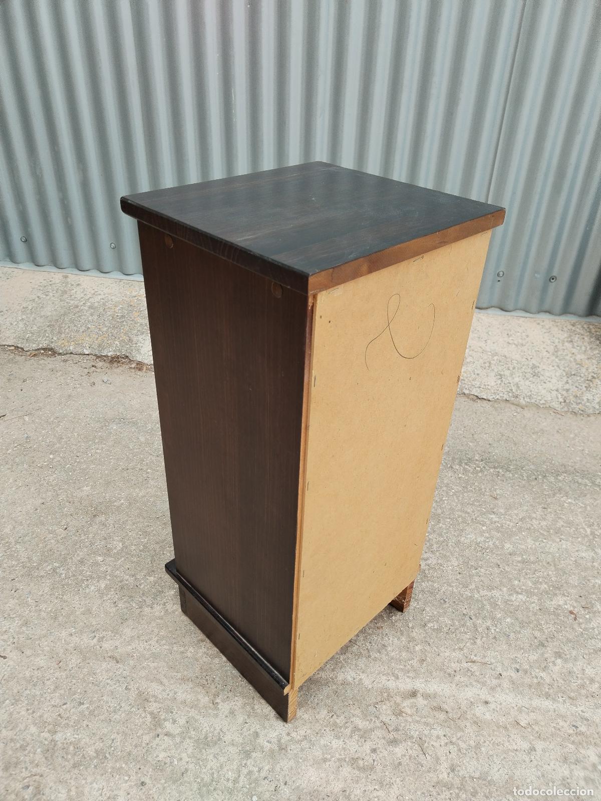 Antig&uuml;edades: cajonera comoda de 4 cajones de madera - Foto 5