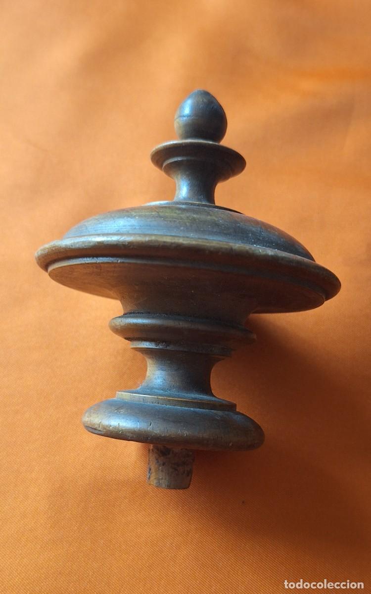 Antig&uuml;edades: Antiguo Copete - Remates de Madera para Mueble - Foto 10