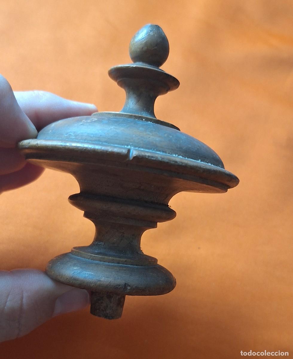 Antig&uuml;edades: Antiguo Copete - Remates de Madera para Mueble - Foto 13