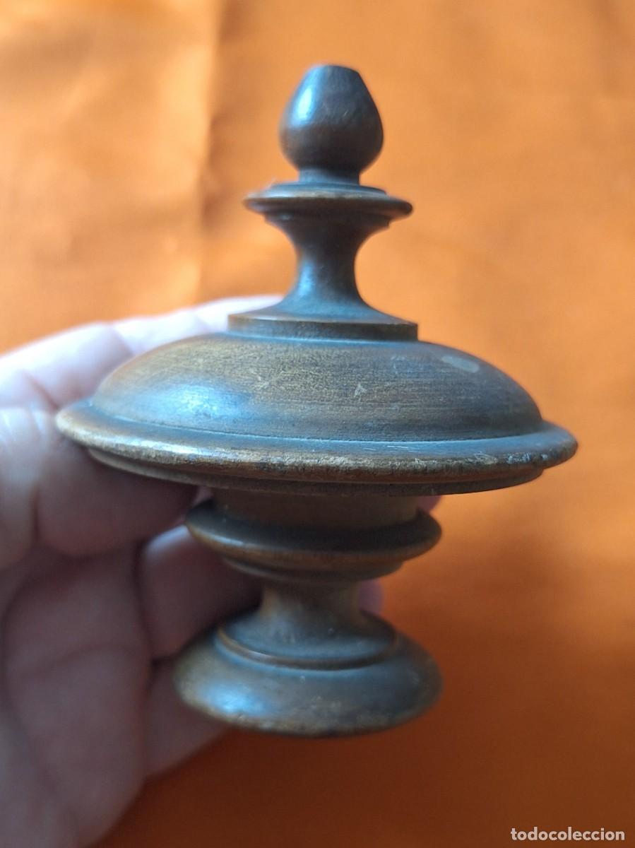 Antig&uuml;edades: Antiguo Copete - Remates de Madera para Mueble - Foto 17
