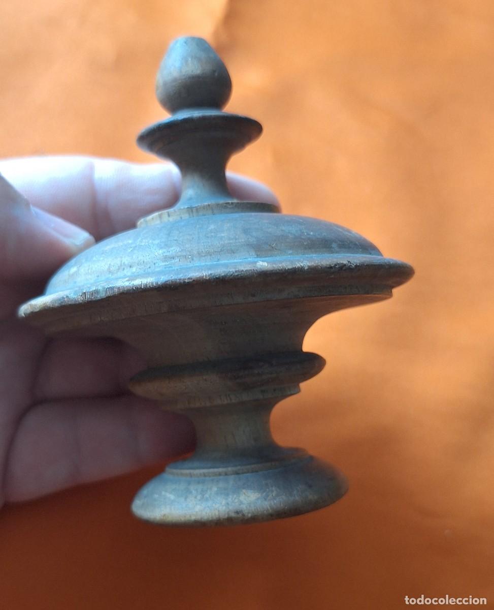 Antig&uuml;edades: Antiguo Copete - Remates de Madera para Mueble - Foto 21
