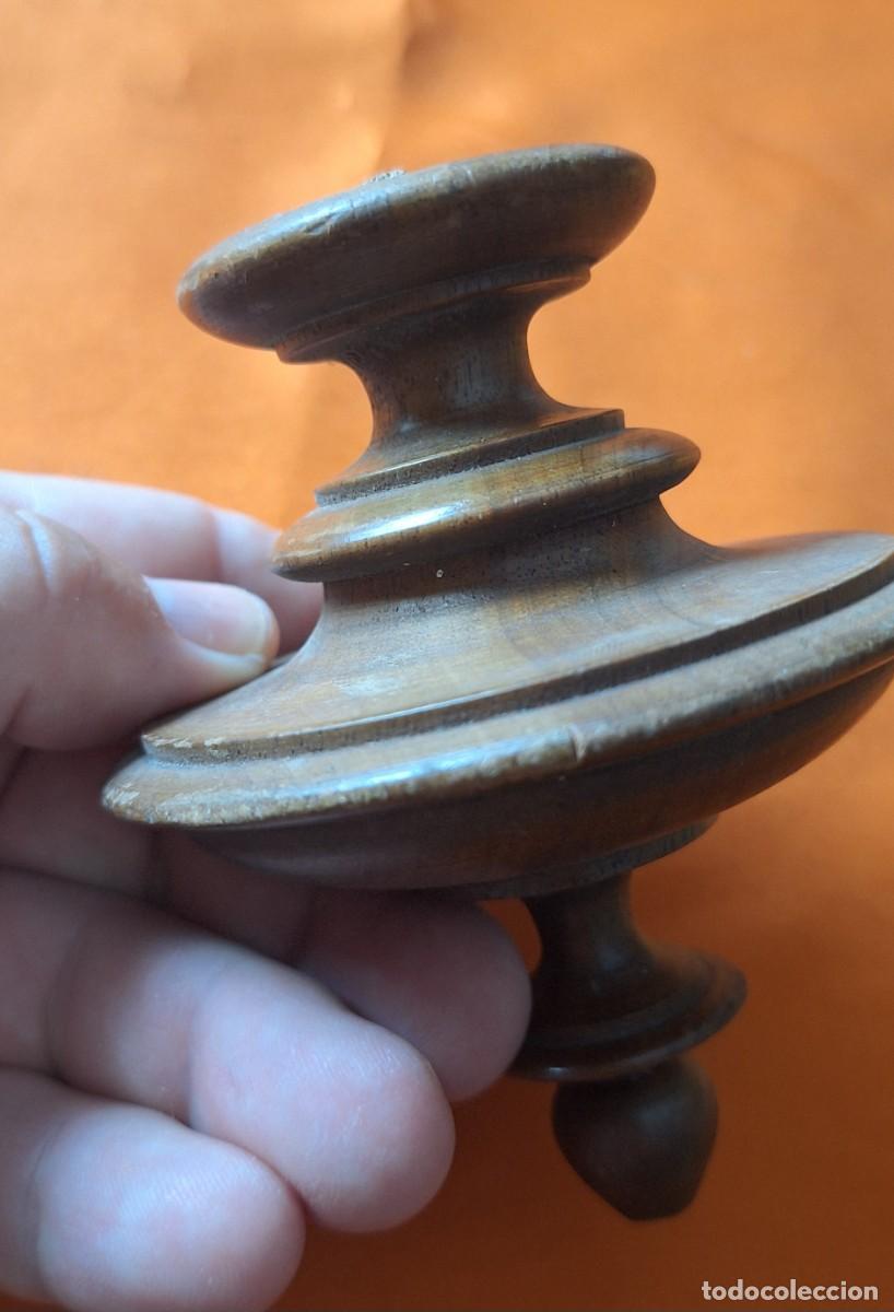 Antig&uuml;edades: Antiguo Copete - Remates de Madera para Mueble - Foto 23