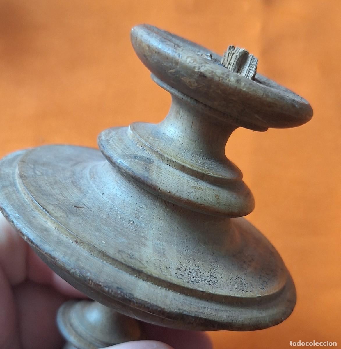 Antig&uuml;edades: Antiguo Copete - Remates de Madera para Mueble - Foto 24