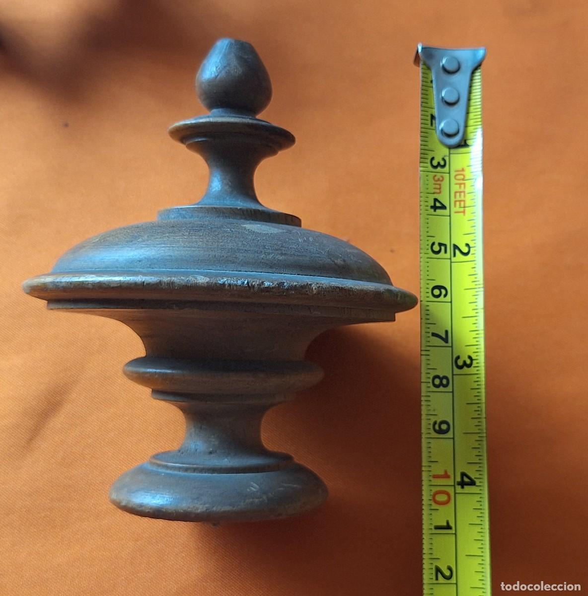 Antig&uuml;edades: Antiguo Copete - Remates de Madera para Mueble - Foto 27