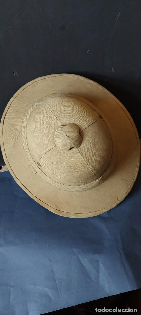 Antig&uuml;edades: Antiguo sombrero salacot - Foto 2