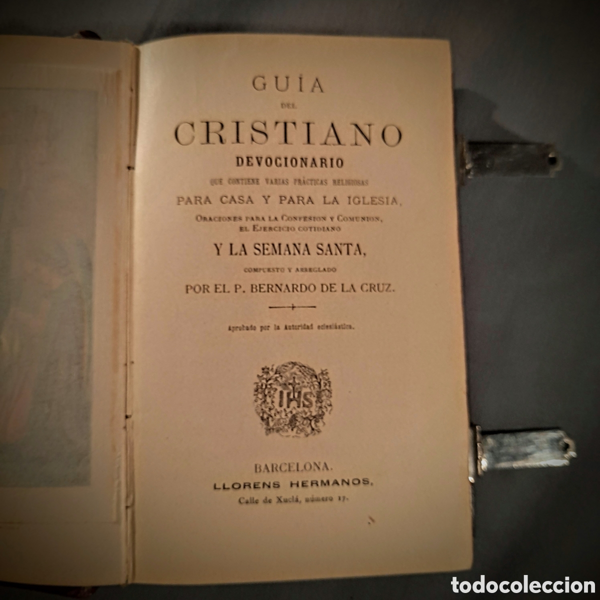Antig&uuml;edades: ANTIGUO DEVOCIONARIO, GU&Iacute;A DEL CRISTIANO - Foto 5