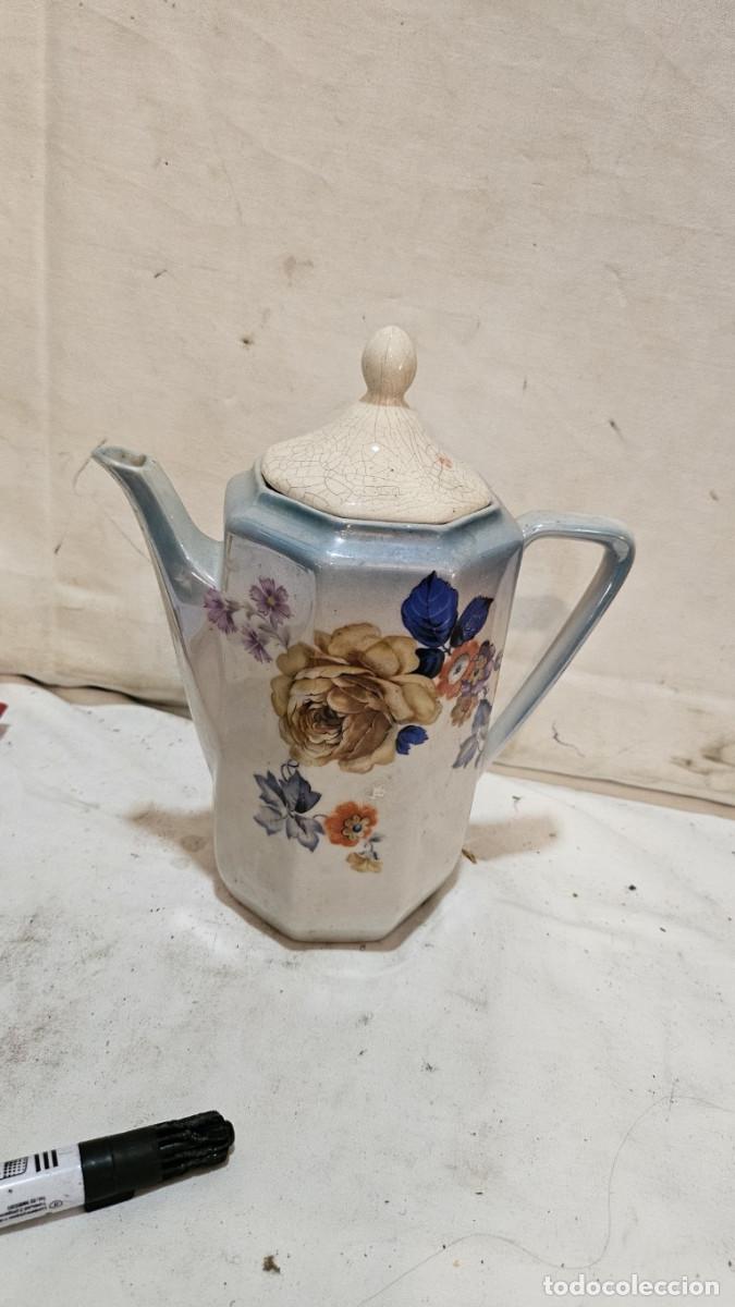 Antig&uuml;edades: tetera de porcelana antigua - Foto 1