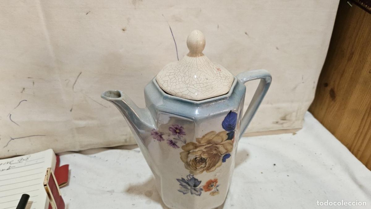 Antig&uuml;edades: tetera de porcelana antigua - Foto 2