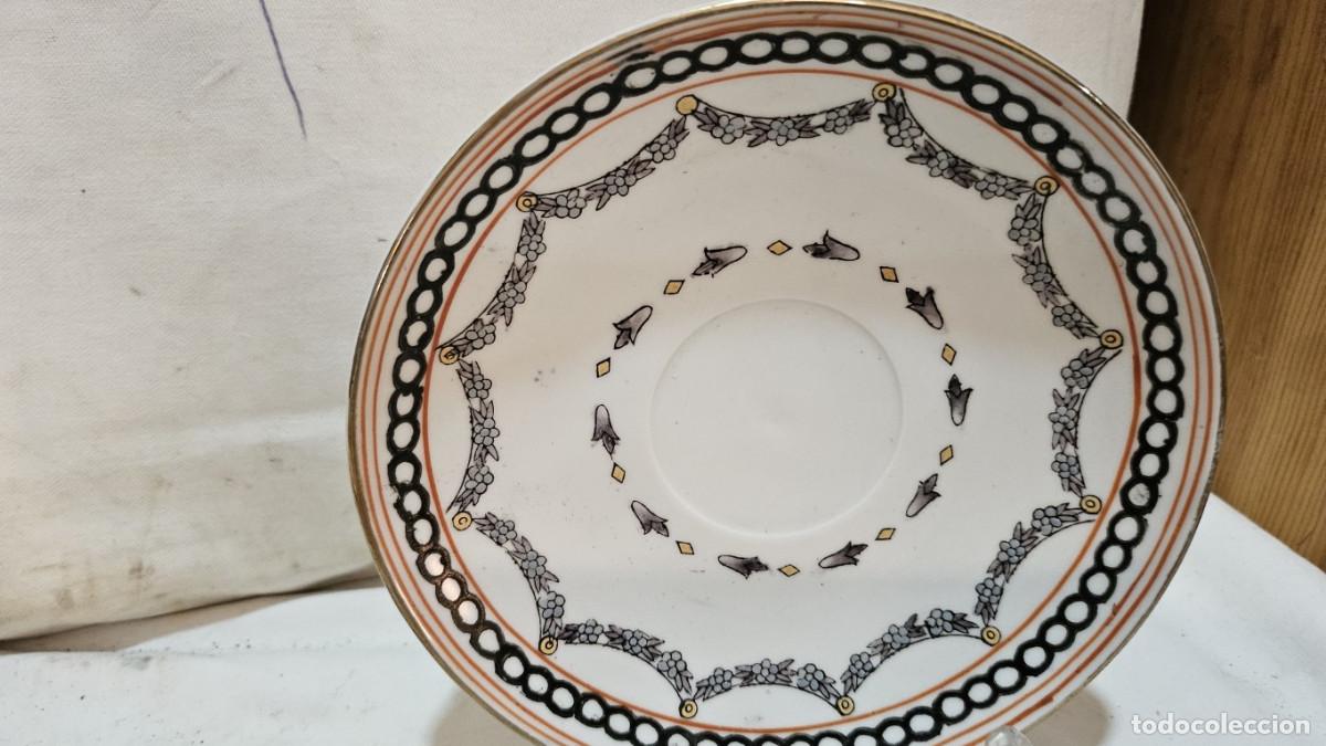 Antig&uuml;edades: peque&ntilde;o plato de ceramica - Foto 2