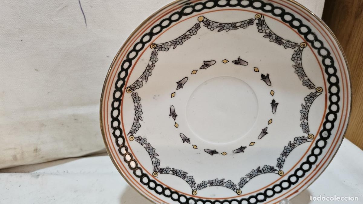 Antig&uuml;edades: peque&ntilde;o plato de ceramica - Foto 3