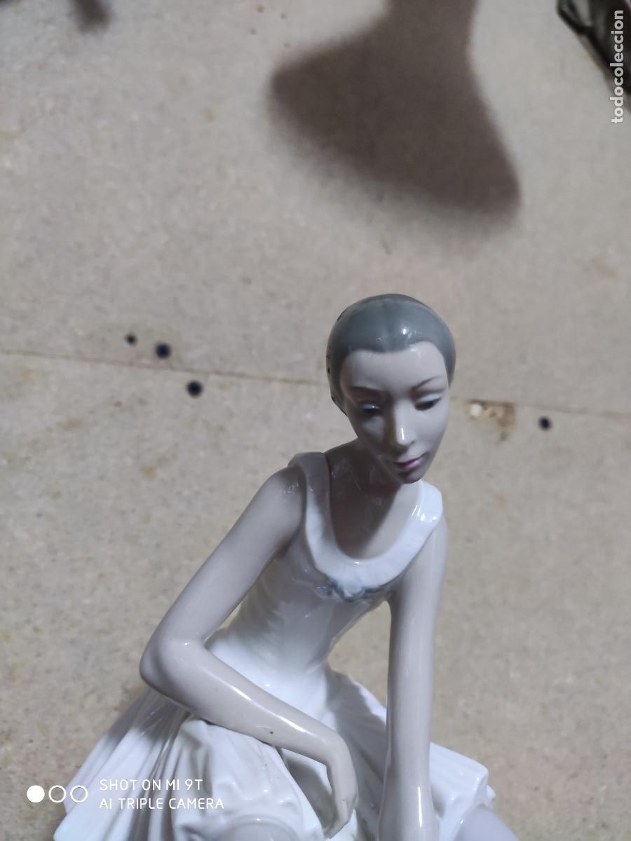 Antig&uuml;edades: nao lladro bailarina sentada - Foto 2