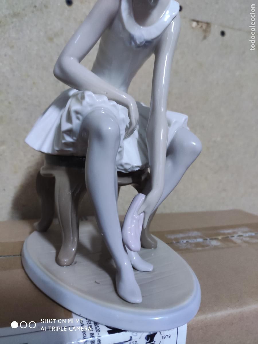 Antig&uuml;edades: nao lladro bailarina sentada - Foto 3