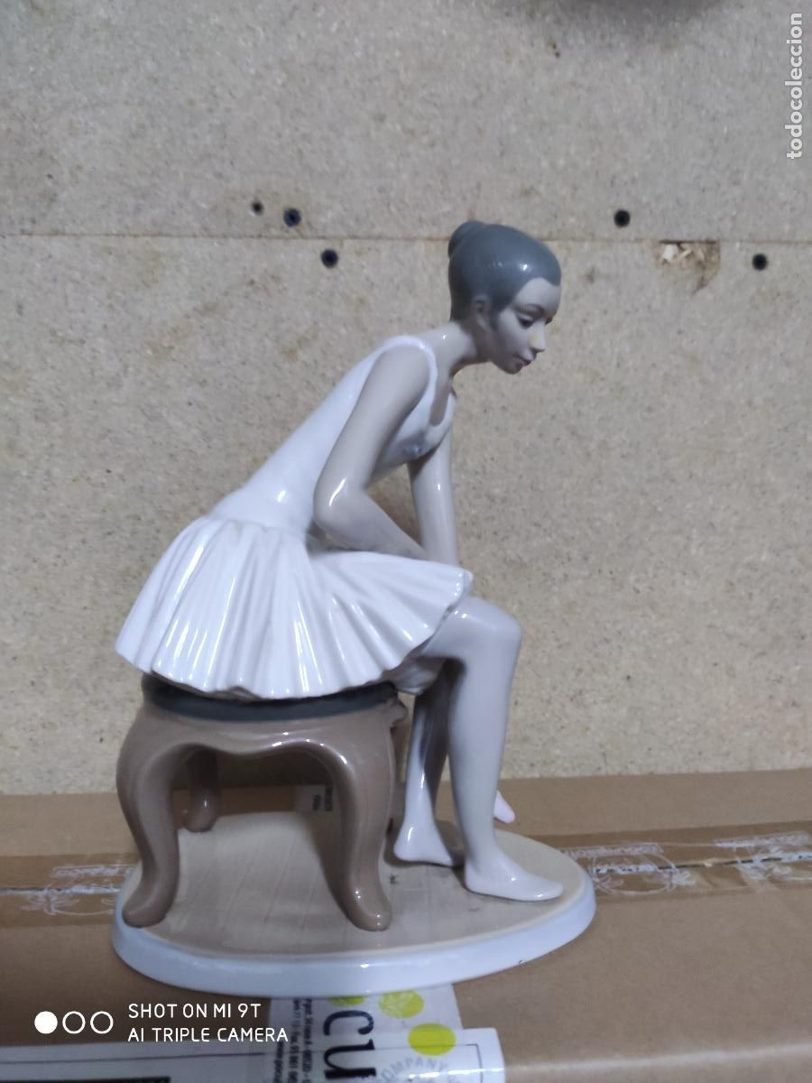 Antig&uuml;edades: nao lladro bailarina sentada - Foto 4