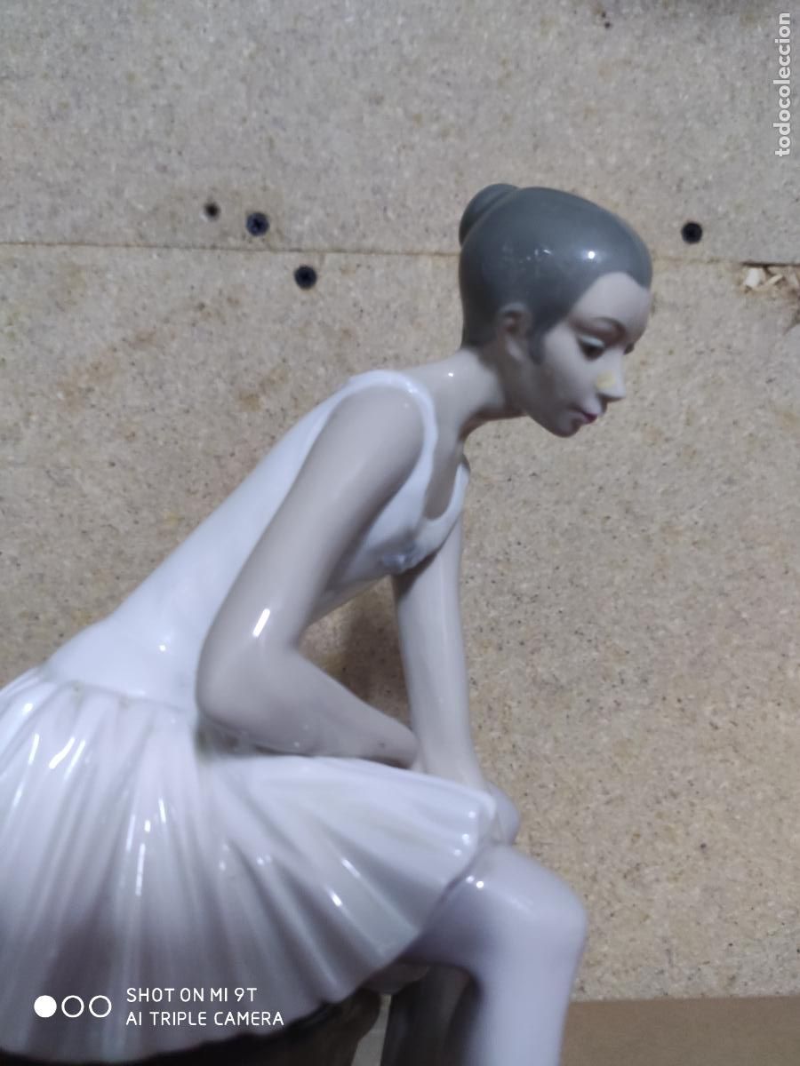 Antig&uuml;edades: nao lladro bailarina sentada - Foto 5