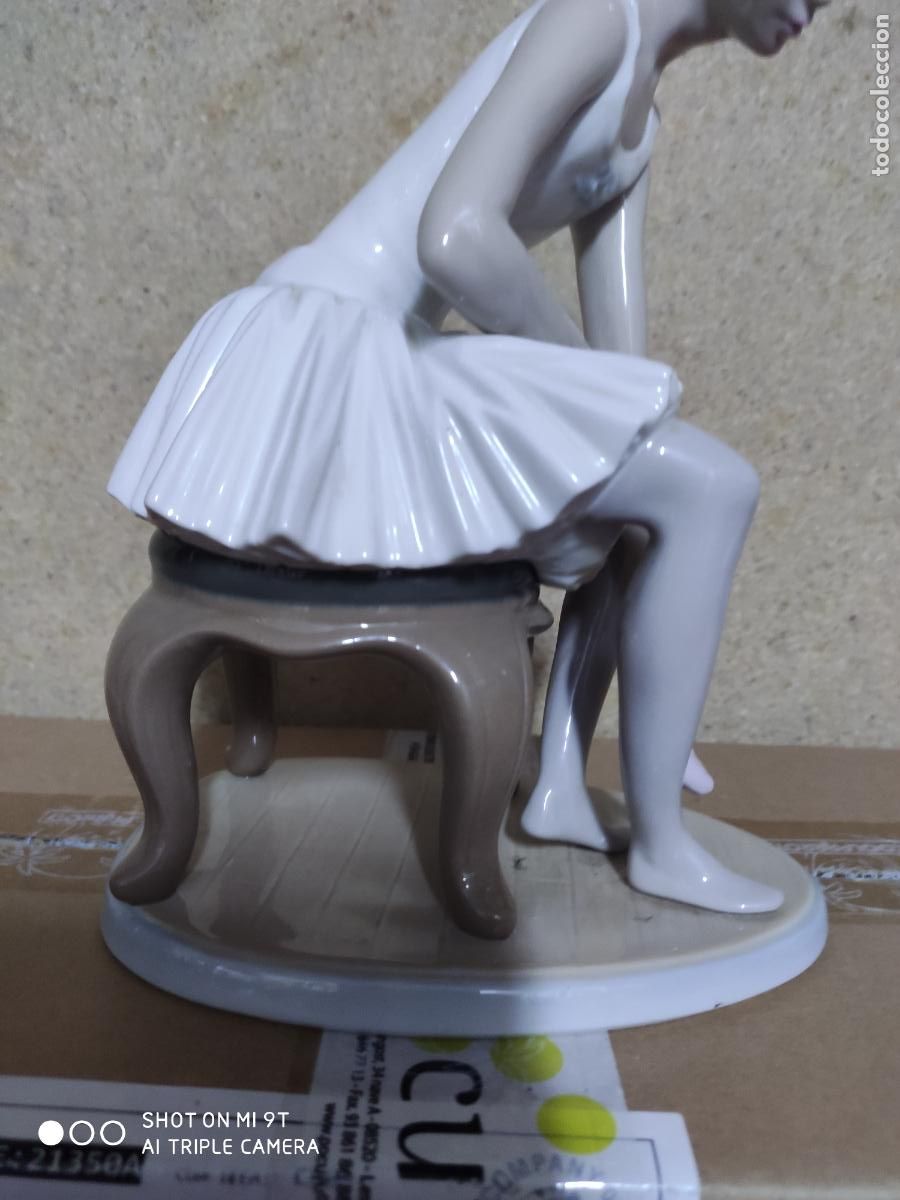 Antig&uuml;edades: nao lladro bailarina sentada - Foto 6