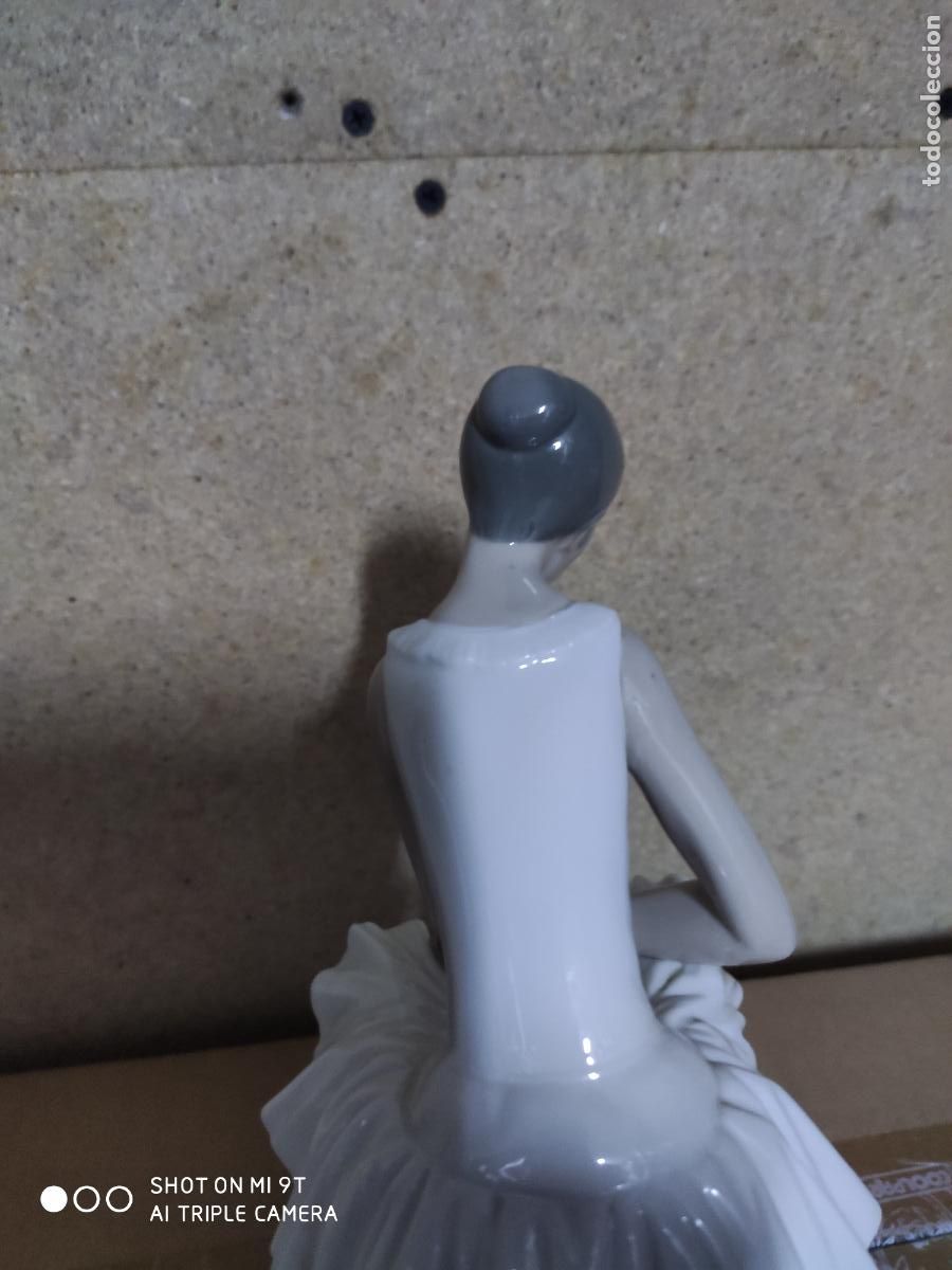 Antig&uuml;edades: nao lladro bailarina sentada - Foto 8