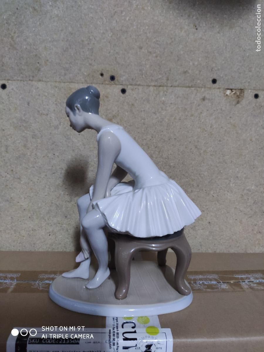 Antig&uuml;edades: nao lladro bailarina sentada - Foto 9