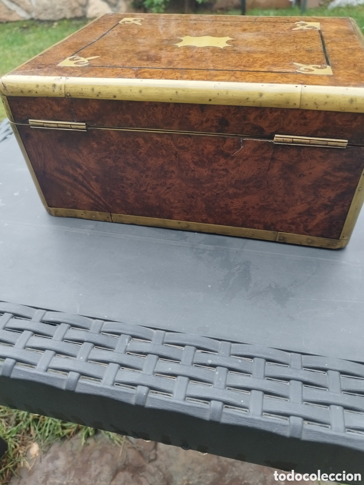 Antig&uuml;edades: Caja escritorio o viaje - Foto 10