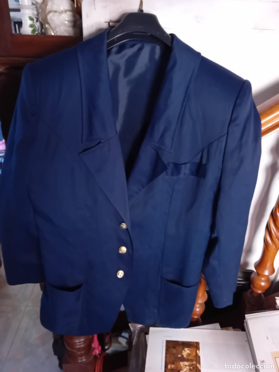 Antig&uuml;edades: Chaqueta azul talla G - Foto 1