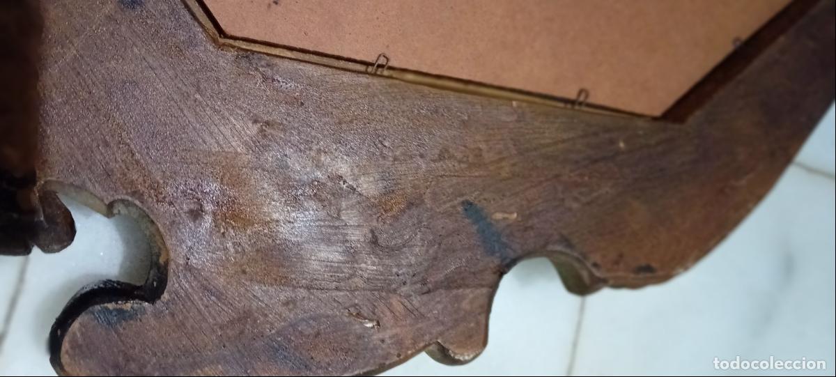 Antig&uuml;edades: ANTIGUO ESPEJO DE MADERA ISABELINO - Foto 13