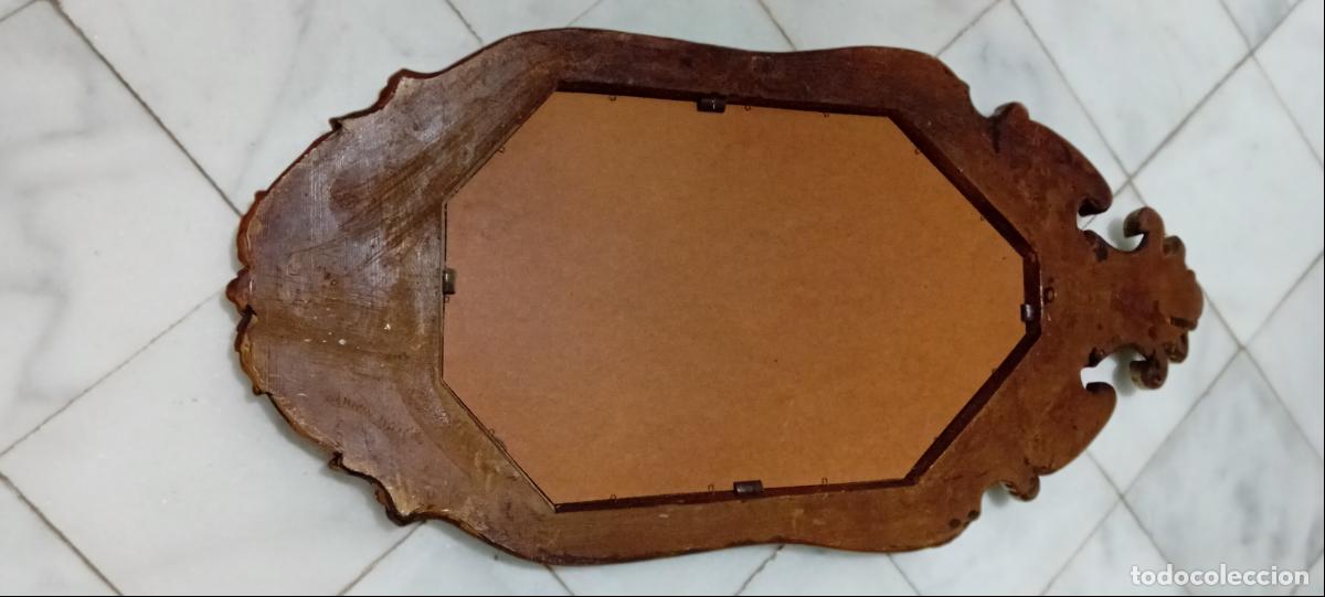 Antig&uuml;edades: ANTIGUO ESPEJO DE MADERA ISABELINO - Foto 15