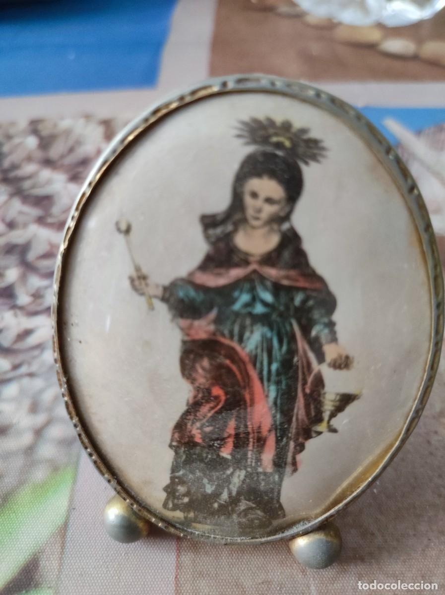 Antig&uuml;edades: Peque&ntilde;o altar virgen - Foto 1
