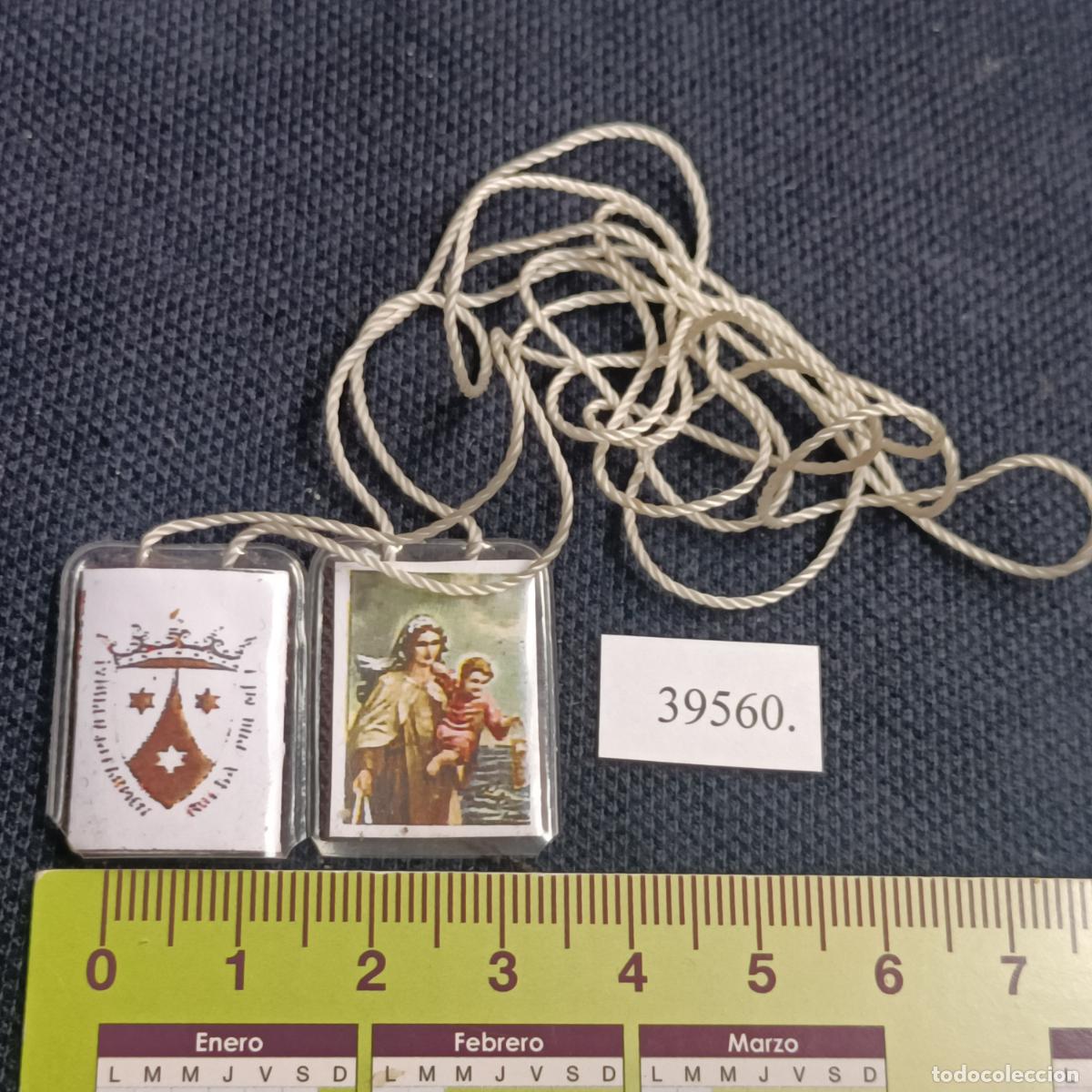 Antig&uuml;edades: Escapulario, medalla religiosa - Foto 1