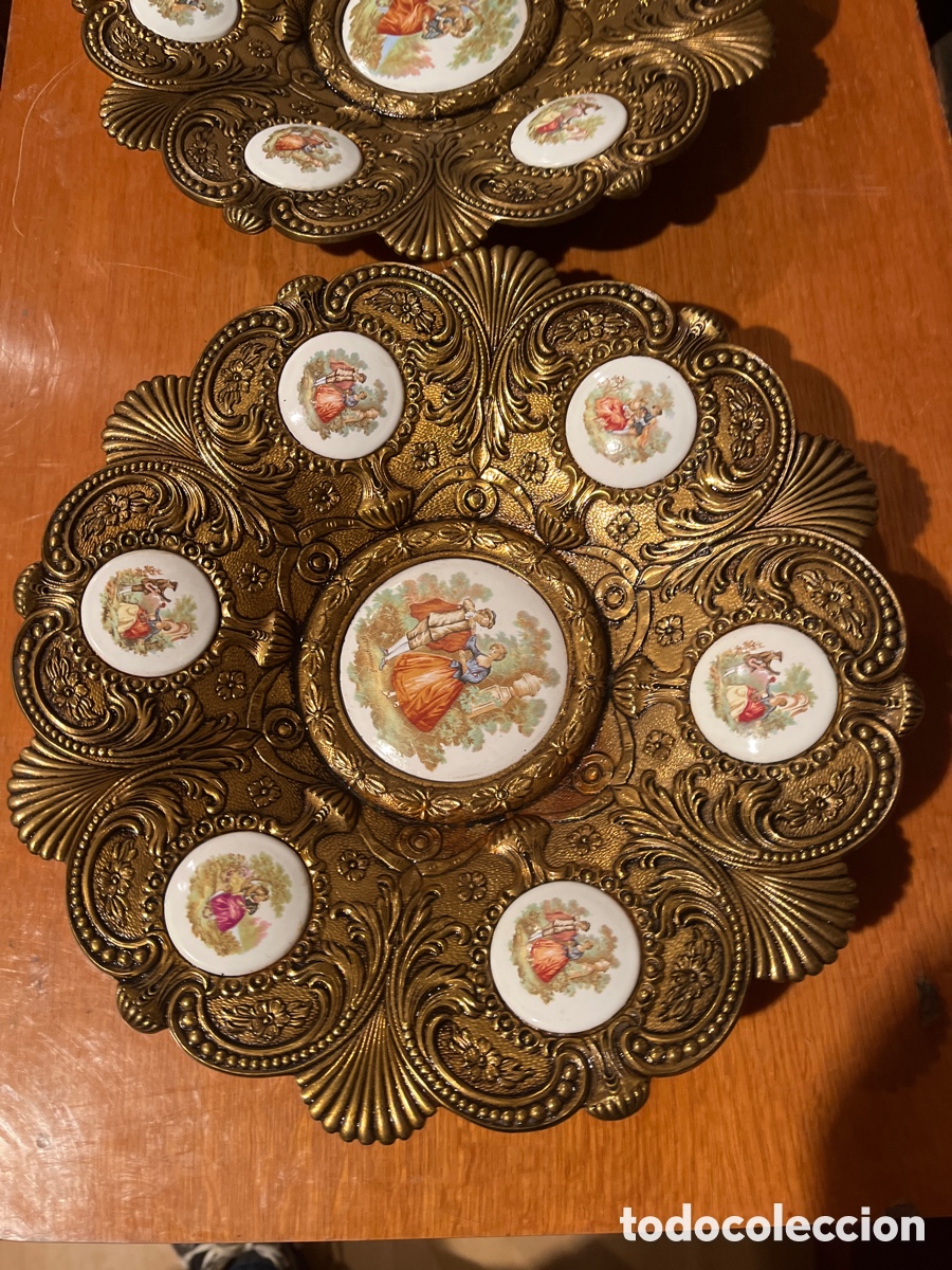 Antig&uuml;edades: Platos Bronce y cer&aacute;mica - Foto 2