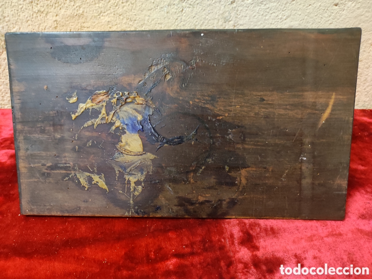 Antig&uuml;edades: Peana policromada y nogal - Foto 6