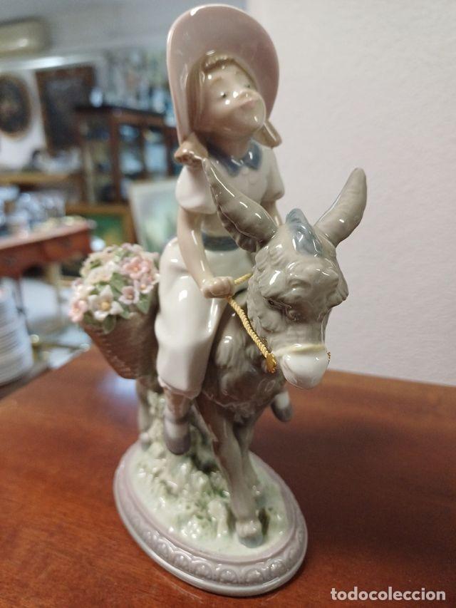 Antig&uuml;edades: Lladr&oacute;, ni&ntilde;a con burrito - Foto 1