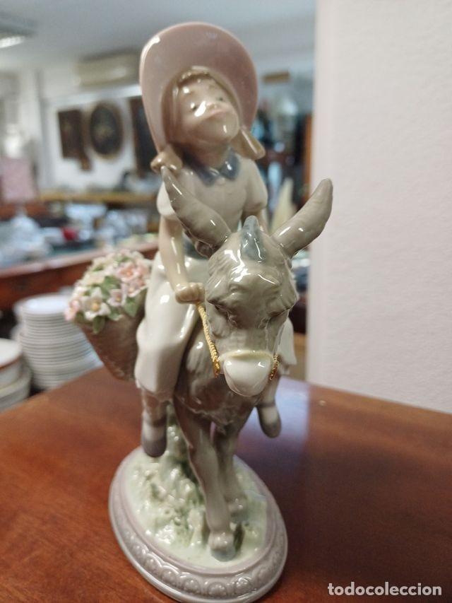 Antig&uuml;edades: Lladr&oacute;, ni&ntilde;a con burrito - Foto 3