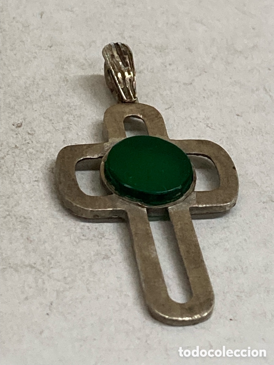 Antig&uuml;edades: Cruz de plata religiosa C322 - Foto 1