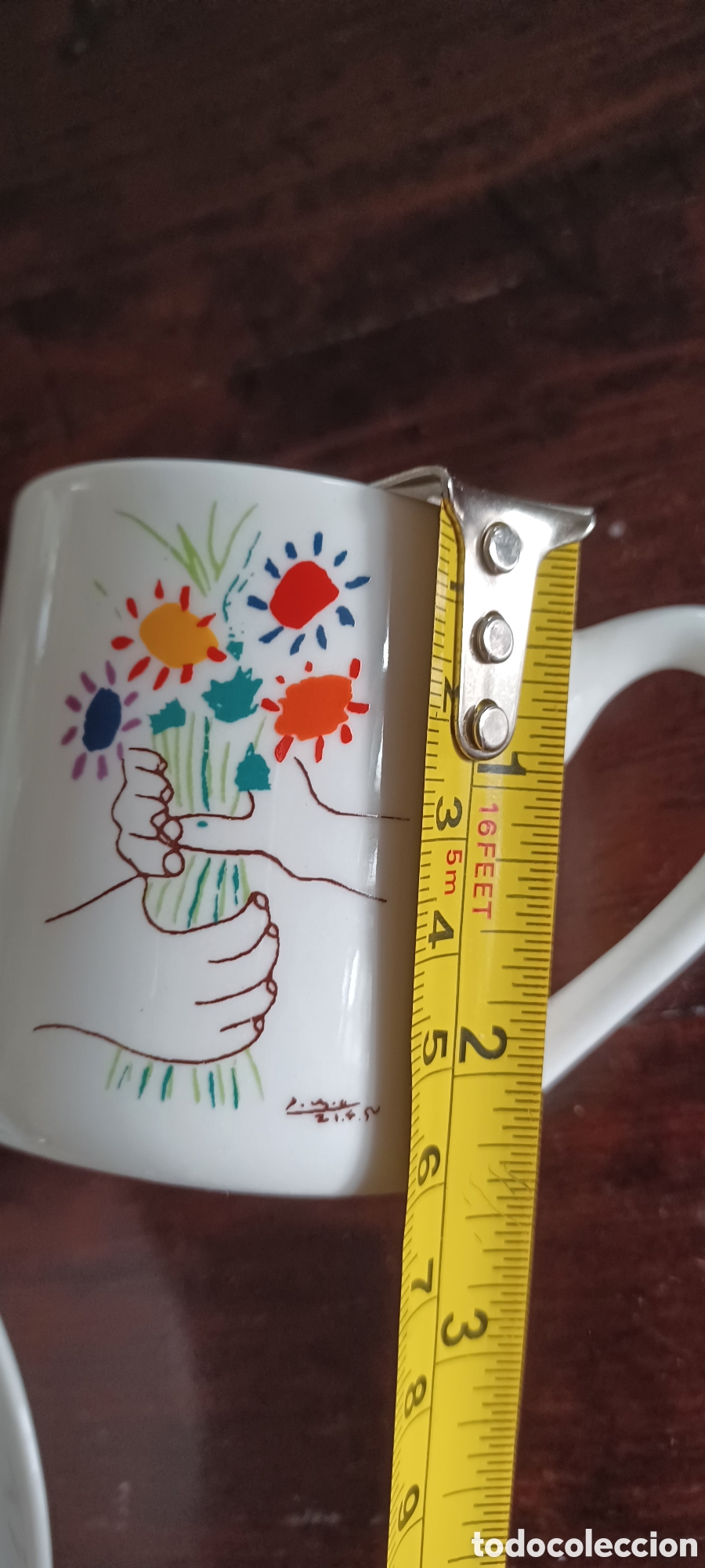 Antig&uuml;edades: Taza Picasso con platito - Foto 4