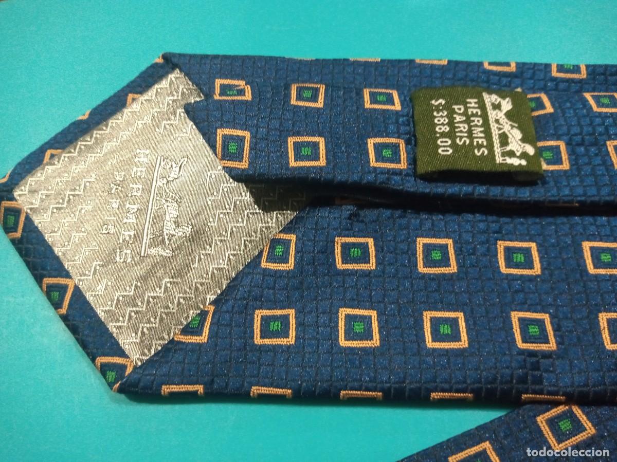 Antig&uuml;edades: CORBATA HERMES PARIS 100 % SEDA - Foto 5