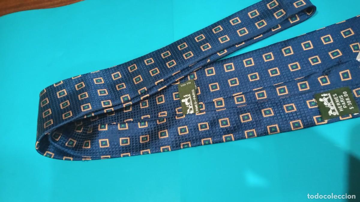 Antig&uuml;edades: CORBATA HERMES PARIS 100 % SEDA - Foto 3