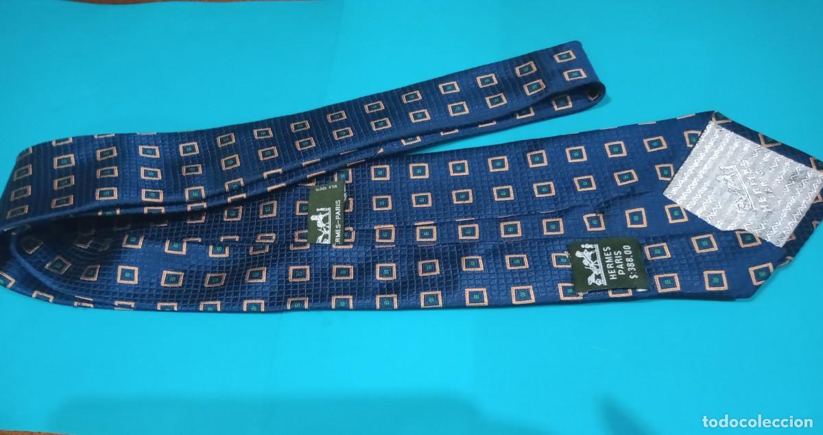 Antig&uuml;edades: CORBATA HERMES PARIS 100 % SEDA - Foto 4