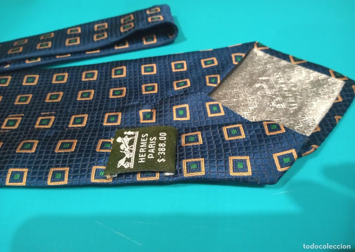 Antig&uuml;edades: CORBATA HERMES PARIS 100 % SEDA - Foto 9