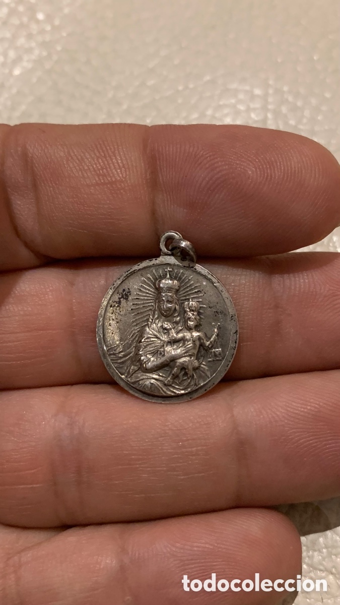 Antig&uuml;edades: ANTIGUA MEDALLA RELIGIOSA EN PLATA - Foto 2