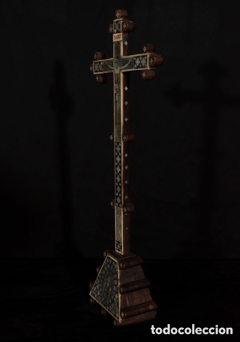 Antig&uuml;edades: Cruz del siglo XVIII Jerusal&eacute;m - Foto 2