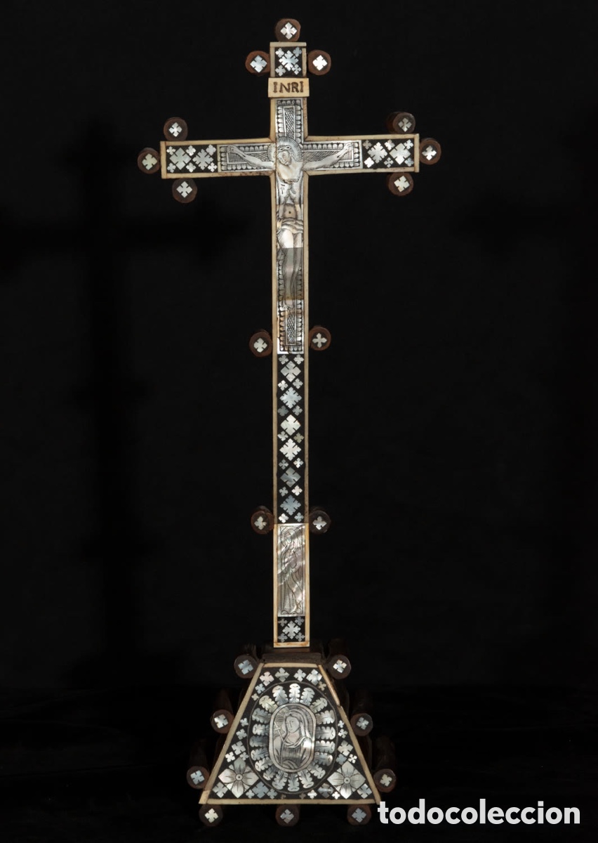 Antig&uuml;edades: Cruz del siglo XVIII Jerusal&eacute;m - Foto 1