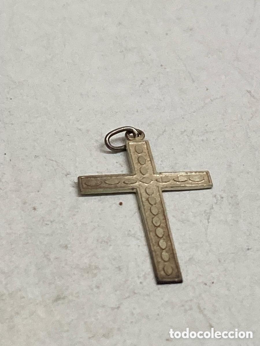 Antig&uuml;edades: Cruz de plata religiosa C323 - Foto 1