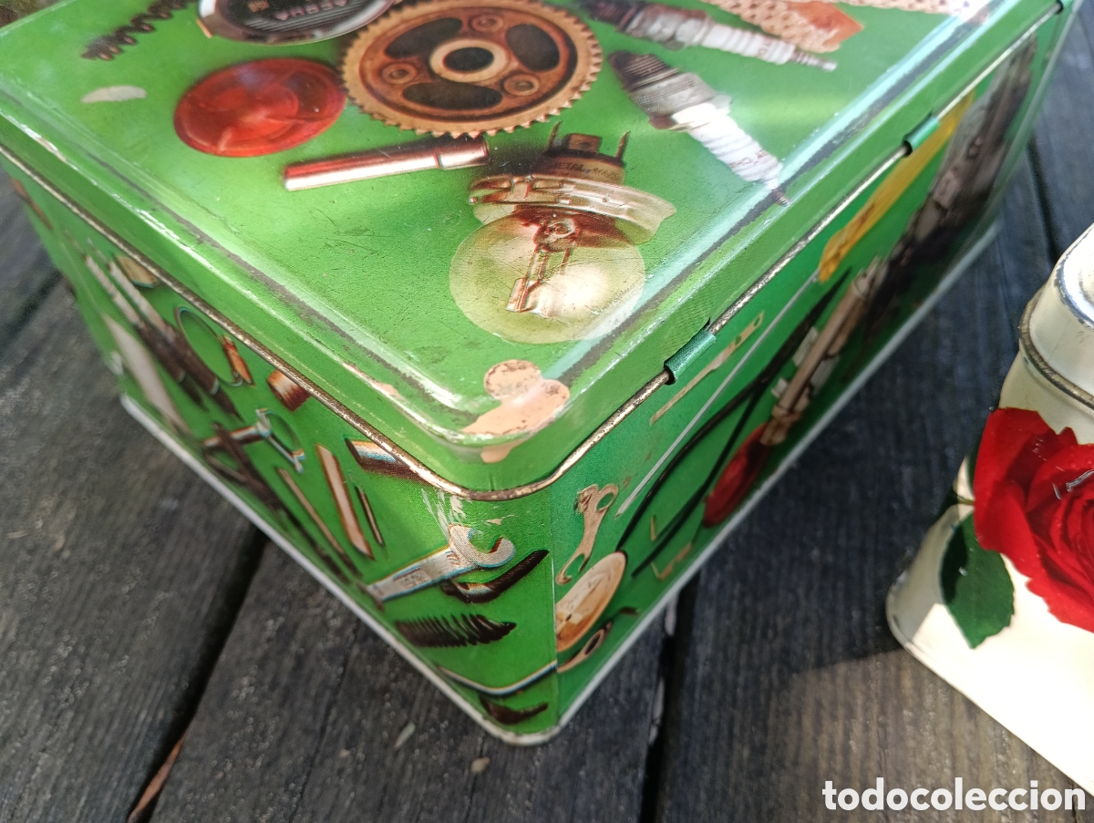 Antig&uuml;edades: ANTIGUAS CAJAS COLA CAO CHAPA. - Foto 5