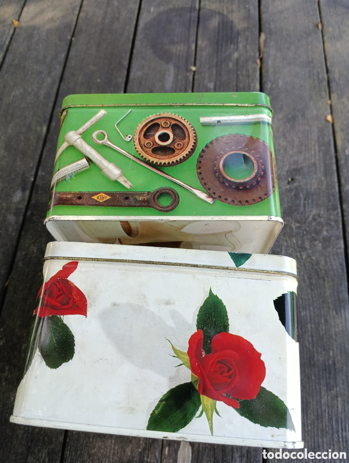 Antig&uuml;edades: ANTIGUAS CAJAS COLA CAO CHAPA. - Foto 11