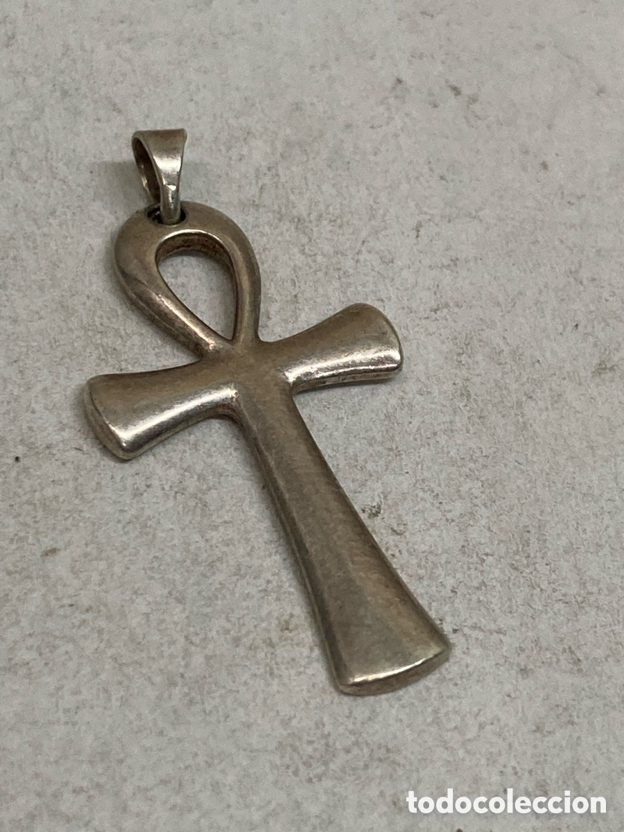 Antig&uuml;edades: Cruz de plata religiosa C323 - Foto 1
