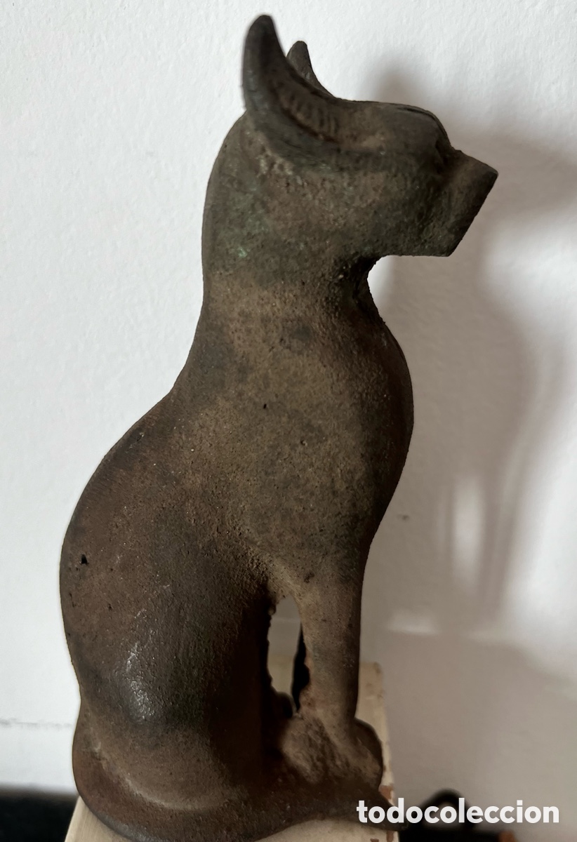 Antig&uuml;edades: Estatuilla de Bastet-Bronce - Foto 5