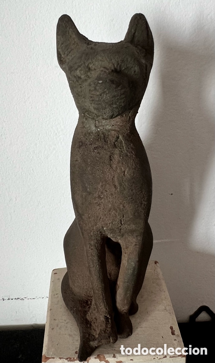 Antig&uuml;edades: Estatuilla de Bastet-Bronce - Foto 7
