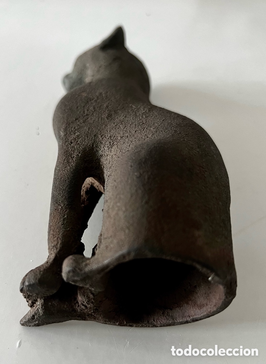 Antig&uuml;edades: Estatuilla de Bastet-Bronce - Foto 8
