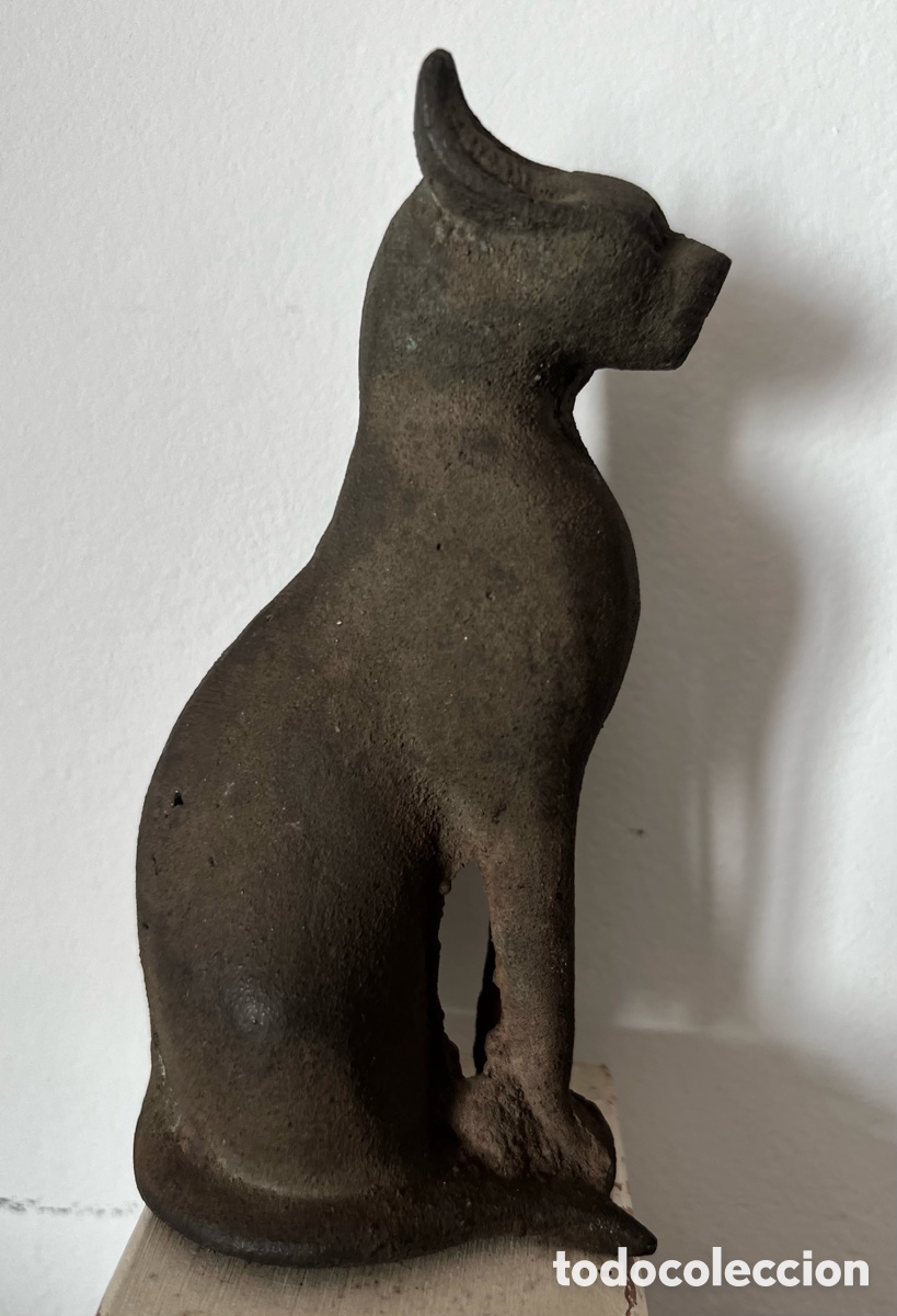 Antig&uuml;edades: Estatuilla de Bastet-Bronce - Foto 15